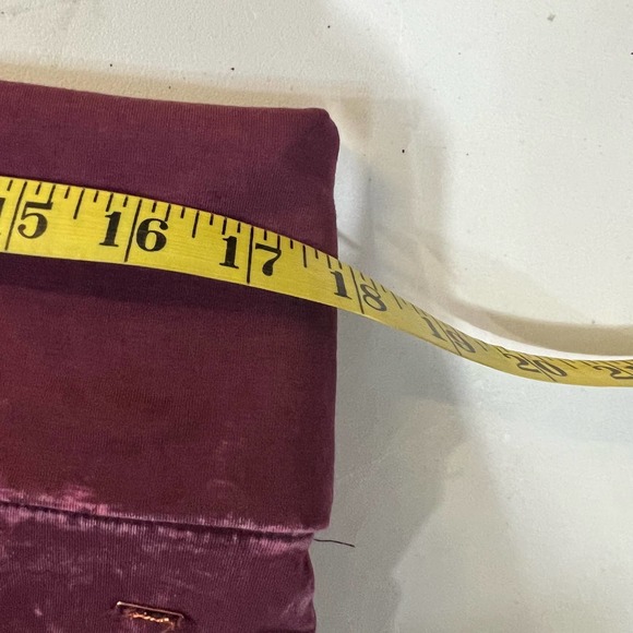 Victoria's Secret PINK Rich Maroon Red Foldover Flare Legging Size XXL - Picture 9 of 10